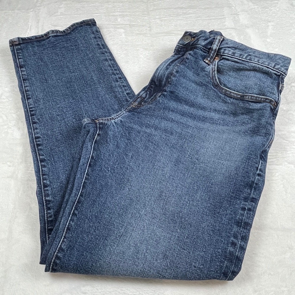 Gap Mens Straight Leg Denim Jeans Medium Wash Blue 36x32 S/413718-00